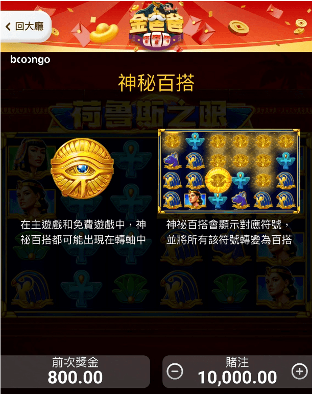荷魯斯之眼神秘百搭解說