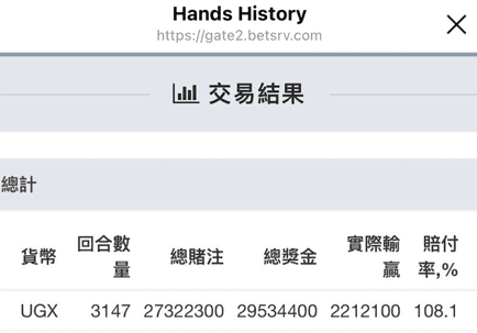 聖甲蟲大三元的RTP